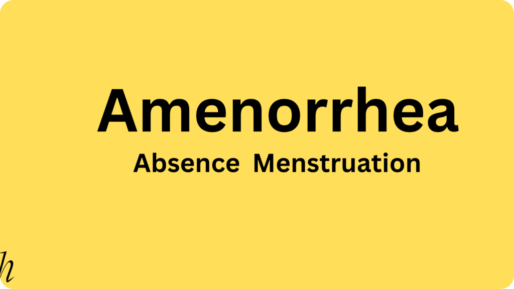 birth control for amenorrhea