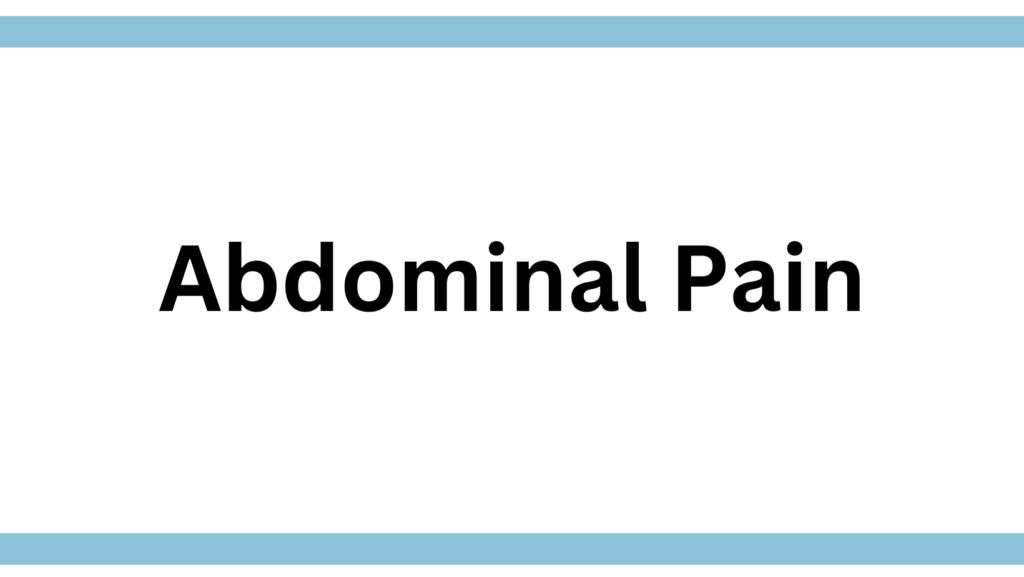 Abdominal Pain